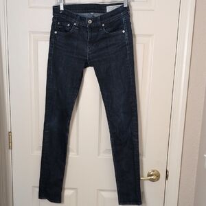 Dark Wash Women's Skinny Jeans - Classic Slim Fit